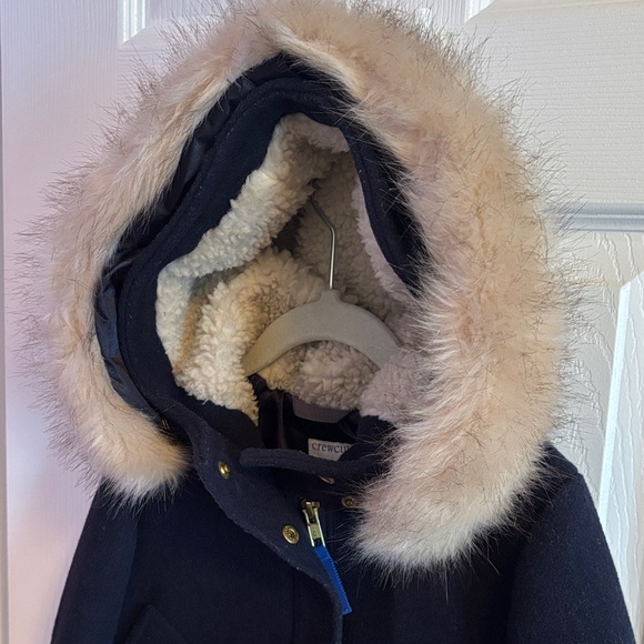 Crewcuts Navy Blue Wool Stadium Kids Coat Size 4-5 - Picture 10 of 11